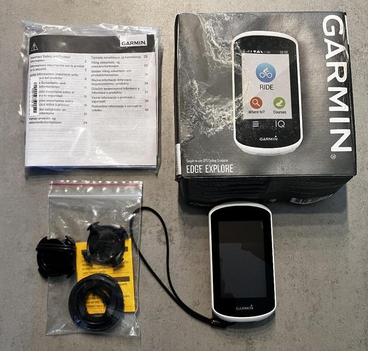 Garmin Edge Explore - Fietsnavigatie, Fietsen en Brommers, Fietsaccessoires | Fietscomputers, Zo goed als nieuw, Ophalen of Verzenden