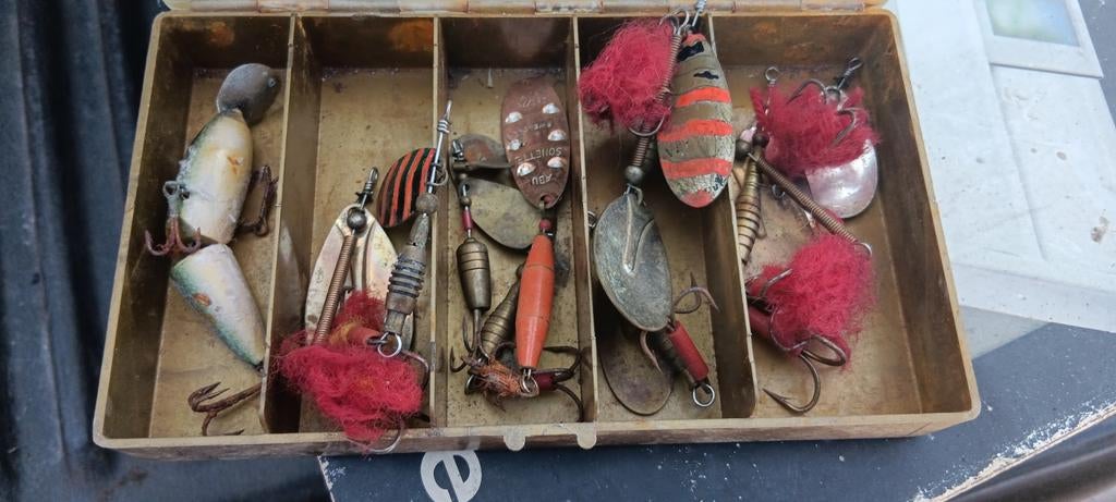 vintage Abu fishing lures. verzameling, Ophalen of Verzenden