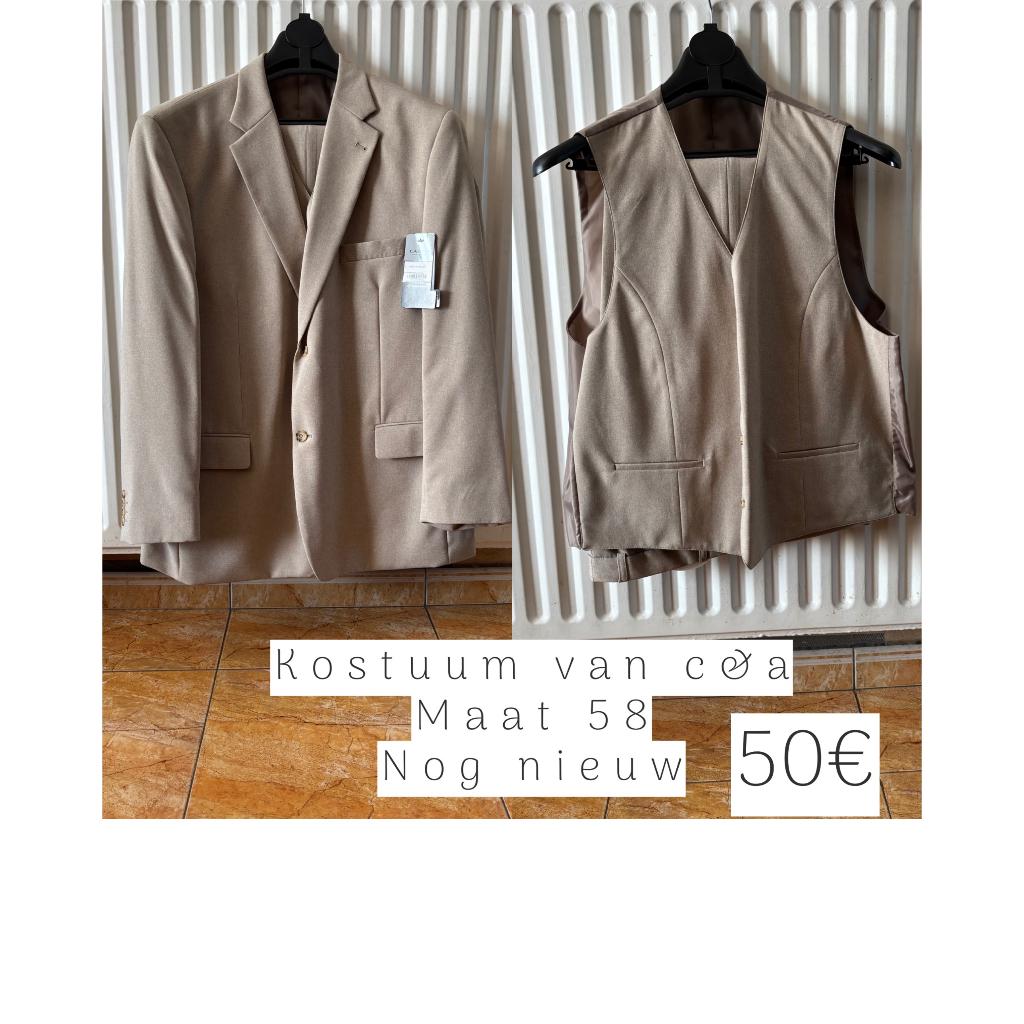 Kostuums en blazers heren, Kleding | Heren, Kostuums en vesten, Ophalen, Zo goed als nieuw, Overige maten