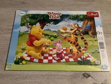 Puzzle Disney Winnie l'ourson (16 pièces), Envoi, 10 à 50 pièces, Comme neuf, 2 à 4 ans