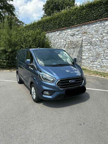 Ford transit custom, Autos, Euro 6, 3 places, Noir, 5 portes
