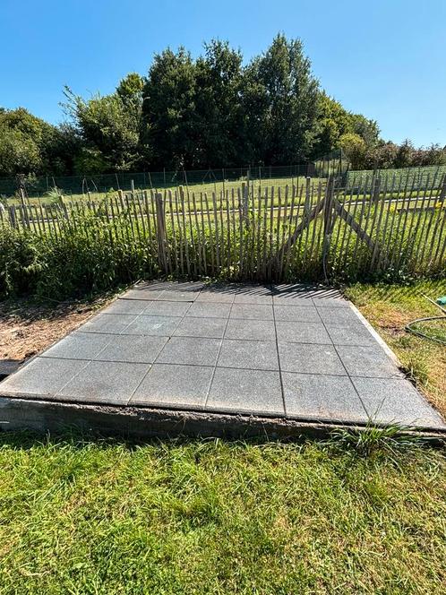 Rubberen tegels, Tuin en Terras, Tegels en Klinkers, Terrastegels, Rubber, Ophalen