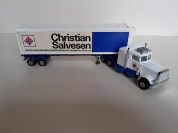 Boîte d'allumettes vintage Super Kings Peterbilt Truck C. Sa, Enlèvement ou Envoi, Utilisé, Bus ou Camion, Matchbox