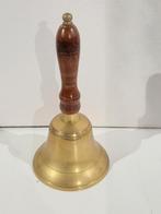 Grote Franse tafelbel of schoolbel
,  handbel , bel, Enlèvement ou Envoi, Cuivre