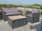 Salon de jardin avec coussins et coffre, Tuin en Terras, Tuinmeubel-accessoires, Ophalen