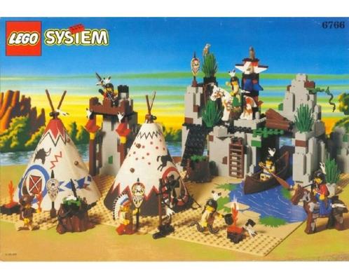 LEGO Western Indians 6766 Rapid River Village met extra tipi, Enfants & Bébés, Jouets | Duplo & Lego, Comme neuf, Lego, Ensemble complet