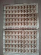 Feuillet de 100timbres