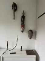 Afrikaanse tribale kunstcollectie — Maskers, sculpturen, Ophalen of Verzenden