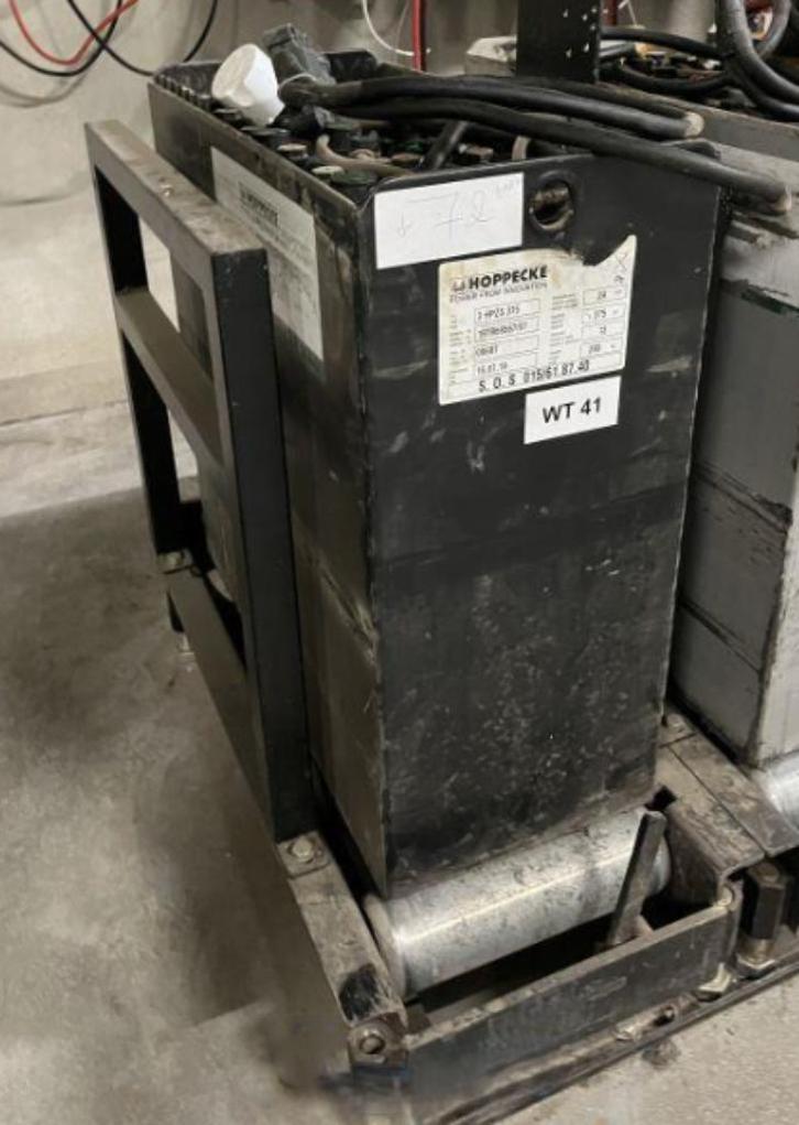 Rollerbaan met Tractiebatterij (Hoppecke 24V - 375Ah), Doe-het-zelf en Bouw, Gereedschap | Overige machines, Gebruikt, Ophalen