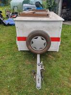 Kleine aanhangwagen., Ophalen, Gebruikt