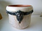 Cachepot van gebarsten aardewerk, Ophalen of Verzenden
