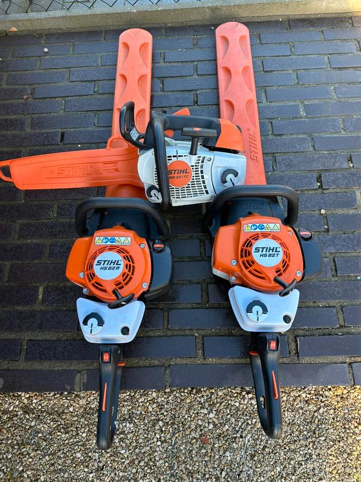 Trio Stihl Set, Tuin en Terras, Hand-tuingereedschap, Zo goed als nieuw, Ophalen