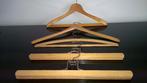 Verniste houten kleerhangers, Huis en Inrichting, Ophalen of Verzenden, Zo goed als nieuw, Hout