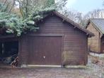 Houten garage, Tuin en Terras, Ophalen, Blokhut, 2 ramen
