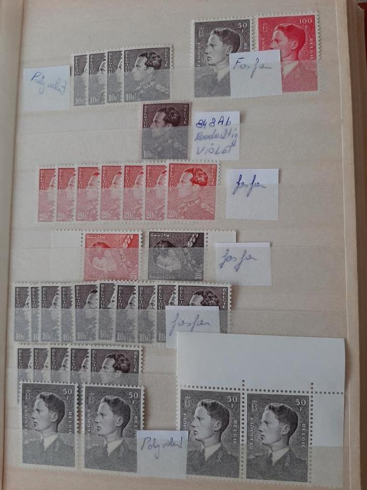 België: Koning Leopold III type poortman/Koning Boudewijn I, Postzegels en Munten, Postzegels | Europa | België, Postfris, Orginele gom