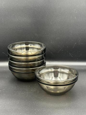 Arcoroc Fumé Dessertschaaltjes – Set van 5 (Rookglas, France beschikbaar voor biedingen