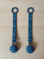 Set van Nattou blauwe fopspeenketting silicone, Kinderen en Baby's, Ophalen of Verzenden, Nieuw, Nattou