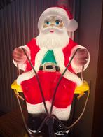 Vintage kerstman met licht ‘blow mold’, Diversen, Kerst, Ophalen, Gebruikt