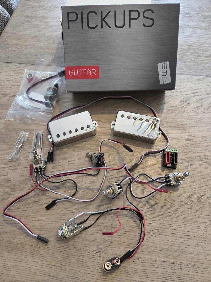 EMG 57/66 Chrome actieve pickups, Muziek en Instrumenten, Snaarinstrumenten | Gitaren | Elektrisch, Zo goed als nieuw, Overige merken