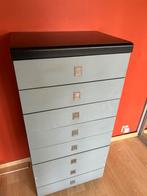 Vintage ladekast met 8 lades, 55 cm breed., Huis en Inrichting, Kasten | Ladekasten, Ophalen