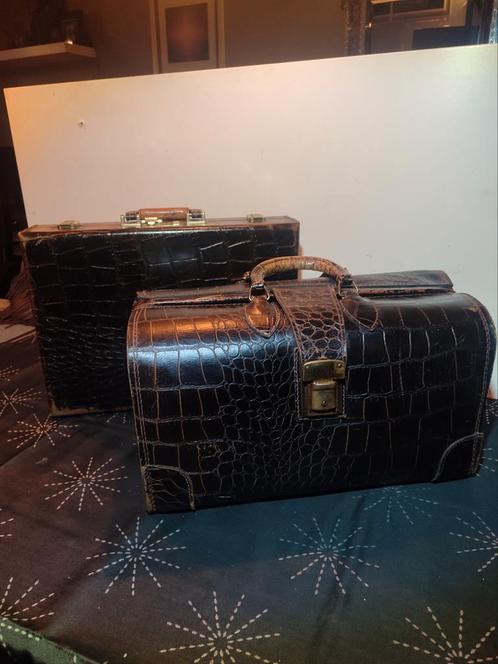 upjohn dokterstas en aktetas, Handtassen en Accessoires, Koffers, Gebruikt, Leer, 50 tot 60 cm, Minder dan 35 cm, Slot, Ophalen of Verzenden