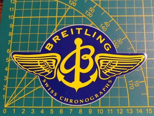 Sticker Breitling Swiss Chronographs (Zeldzaam!), Verzamelen, Stickers, Ophalen of Verzenden