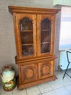 Houten vitrine kast, Antiek en Kunst, Antiek | Meubels | Kasten, Ophalen