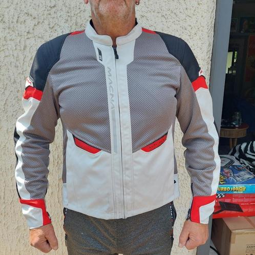 MACNA EVENT MOTORJAS ZOMER POLYESTERSTOF XL 54 BESCHERMING, Motoren, Kleding | Motorkleding, Jas | textiel, Heren, Tweedehands