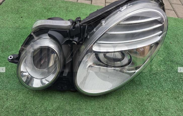 Koplamp MERCEDES E-KLASSE W211 FACELIFT FRONT LAMP LENS MERC, Auto-onderdelen, Verlichting, Gebruikt, 6 maanden garantie, Ophalen of Verzenden