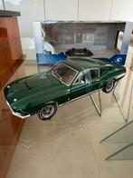 Ford mustang Shelby Gt 500 1:18 nikkel in doos, Ophalen of Verzenden, Zo goed als nieuw, Auto, Solido