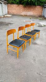 Lot de 4 chaises Vintage scandinave, Huis en Inrichting, Stoelen, Ophalen, Gebruikt
