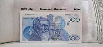 500 frank Meunier    Demanet - Godeaux   A/unc beschikbaar voor biedingen