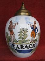 Grabbelpot voor tabak TABACK aardewerk tabakspot., Antiquités & Art, Antiquités | Céramique & Poterie, Enlèvement