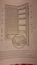 Beko Kssa 2933 W of 2933 WN / deurvak / glasplaat /groentela, Elektronische apparatuur, Koelkasten en IJskasten, Ophalen of Verzenden