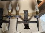Wandlampkandelaars - antiek. Perfecte conditie., Huis en Inrichting, Lampen | Wandlampen, Ophalen, Zo goed als nieuw, Metaal