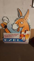 1 mooie kartonnen plaat van ezel bier dubbel zijdig, Verzamelen, Ophalen of Verzenden, Zo goed als nieuw
