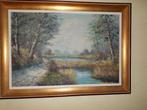 SCHILDERIJ " LANDSCHAP ", Ophalen