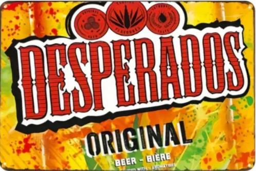 Reclamebord vintage Desperados - mancave poolhouse nieuw, Verzamelen, Merken en Reclamevoorwerpen, Nieuw, Reclamebord, Ophalen of Verzenden