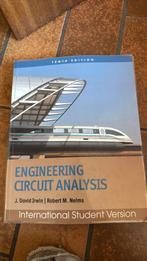 Engineering circuit analysis, Ophalen of Verzenden, Zo goed als nieuw, Hoger Onderwijs, David irwin