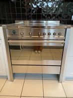 Smeg fornuis met oven, Elektronische apparatuur, 60 cm of meer, 5 kookzones of meer, Vrijstaand, Gebruikt