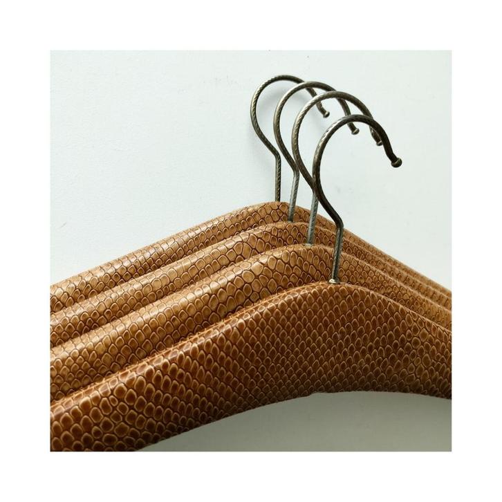 4 Vintage kapstokken in cognackleur, Antiek en Kunst, Curiosa en Brocante, Ophalen of Verzenden