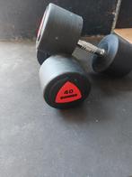 Dumbells set 40kg per stuk, Ophalen, Zo goed als nieuw, Benen, Dumbbell