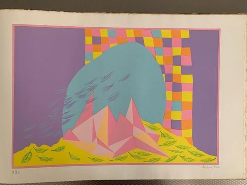 Hélène Keil - zeefdruk, Antiek en Kunst, Kunst | Litho's en Zeefdrukken, Ophalen of Verzenden