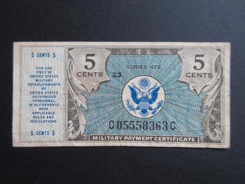 5 Cents ND (1948) US Army / Verenigde Staten p-M15, Postzegels en Munten, Bankbiljetten | Amerika, Los biljet, Noord-Amerika, Verzenden