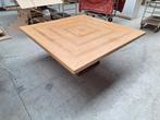 Tafel met inox onderstel, Huis en Inrichting, Ophalen, Overige materialen, Gebruikt, 150 tot 200 cm