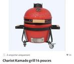 Kamado Marcam - rood - 14" (35,5 cm), Tuin en Terras, Houtskoolbarbecues, Ophalen, Nieuw