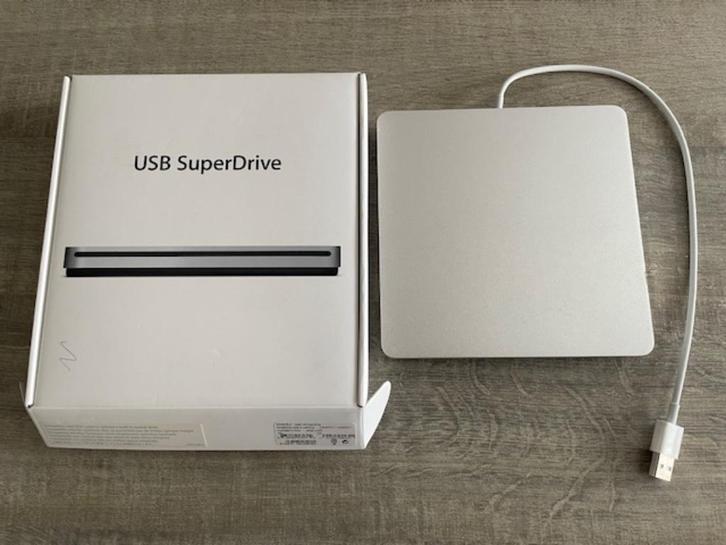 Apple USB Superdrive - splinternieuw en ongebruikt, Computers en Software, Optische drives, Nieuw, Extern, MacOS, Windows, Cd