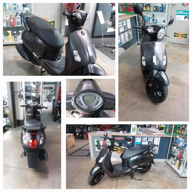 SYM fiddle 4 nieuwe scooter A/B klasse EURO 5, Fietsen en Brommers, Scooters | SYM, Nieuw, Fiddle, Benzine, Ophalen