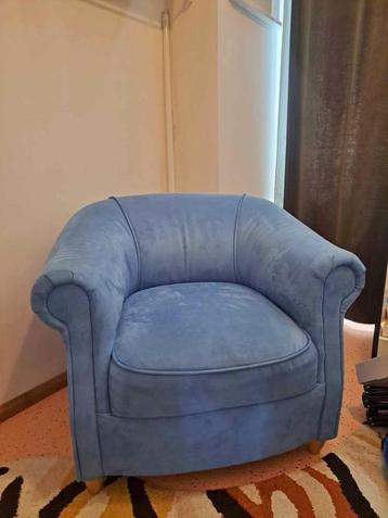 Fauteuil monoplace bleu, 75 à 100 cm, Enlèvement, Utilisé, 75 à 100 cm