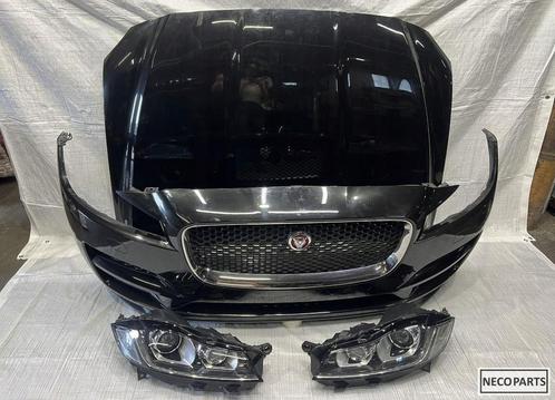 JAGUAR F-PACE COMPLETE VOORBUMPER KAP LAMPEN ALLES LEVERBAAR, Auto-onderdelen, Verlichting, Jaguar, Gebruikt, Ophalen of Verzenden